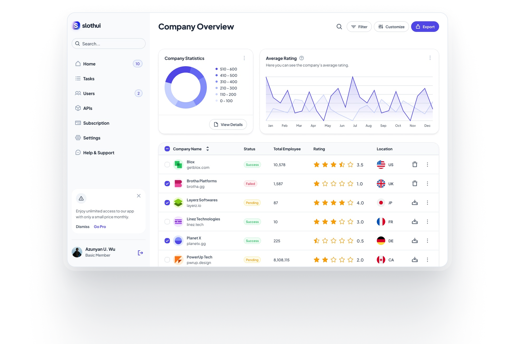 Desktop application preview